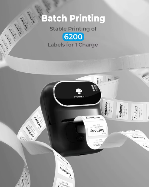 High Quality phomemo M110 Handheld Shipping Mini Portable Thermal Label Printer Self-adhesive Barcode Printer