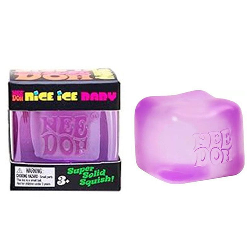 Needoh Nice Cube Sensory Toy: Stress-Relief Cube, Squeeze Toy for Stress Relief and Venting