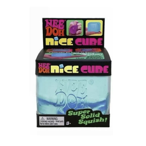 Needoh Nice Cube Sensory Toy: Stress-Relief Cube, Squeeze Toy for Stress Relief and Venting