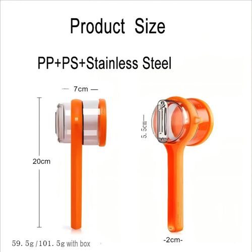 New Arrival Peel Fruits and Vegetables Multi-functional Handheld Home Storage Peeler