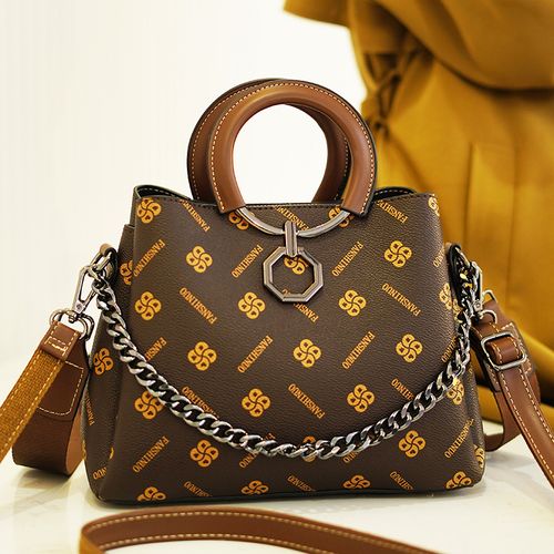 Office Handbags for Women Classic Printing Bucket Bag Women Fashion Lady Shoulder Crossbody Sling Bag