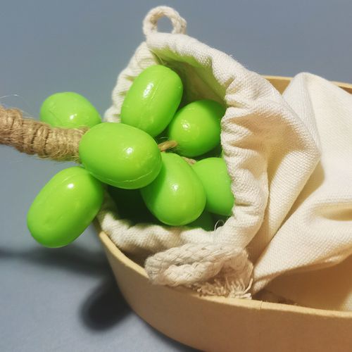 Handmade Solid Green Cold-Processed Cross-Border Whole Bunch Grape Soap Bath Soap Ornaments Essential Oil Great for Souvenirs