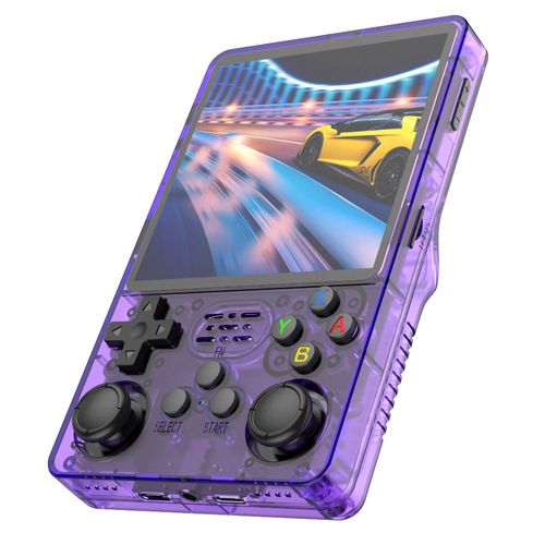 Purple open source game console R36S HD large screen retro nostalgic arcade PSP portable GBA handheld