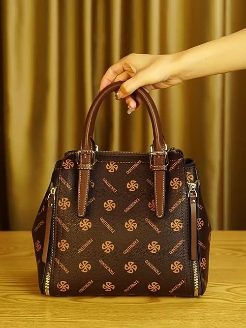 High-end ladies handbags, old flower shoulder messenger bag, small square bag