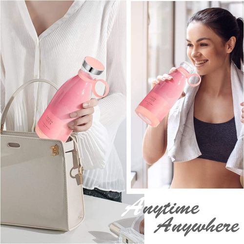 USB Portable Electric Juicer Blender 350ml Juice Cup Maker Machine Stainless Steel Blade for Smoothies Outdoor