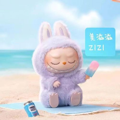 POPMART Original Labubu Monster Macaroon Blind Box 100% Genuine PVC Vinyl Face Series Keychain Bag Pendant Animal Surprise