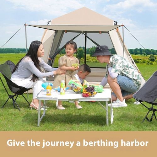 Sunscreen Folding Sunshade Tent for 3-5People Oxford Rainproof for Outdoor Family Picnics Travel