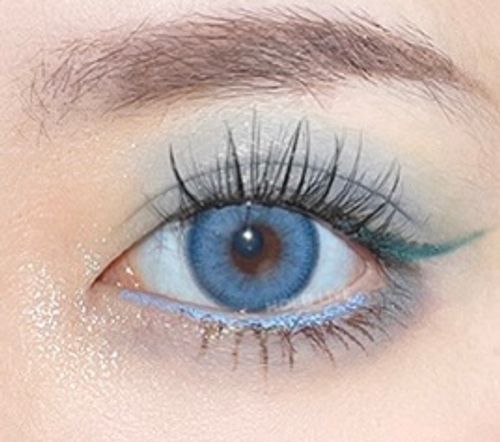 Blue series Low saturation Pure desire eye shadow Pearlescent matte flash makeup High gloss nine color eye shadow