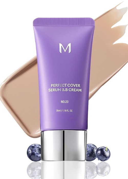 COVER SERUM BB CREAM - Concealing and Moisturizing BB Cream, Long-Lasting Foundation