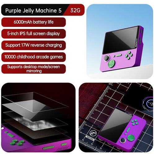 New handheld game console 5 inch large screen game console 32GB 10000 Games