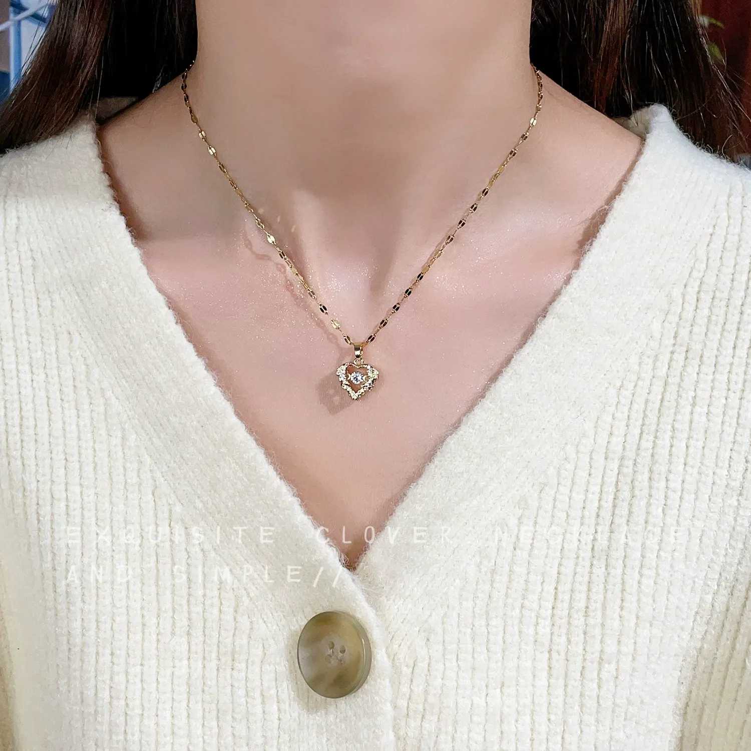 New dynamic Ocean Heart Necklace for Women