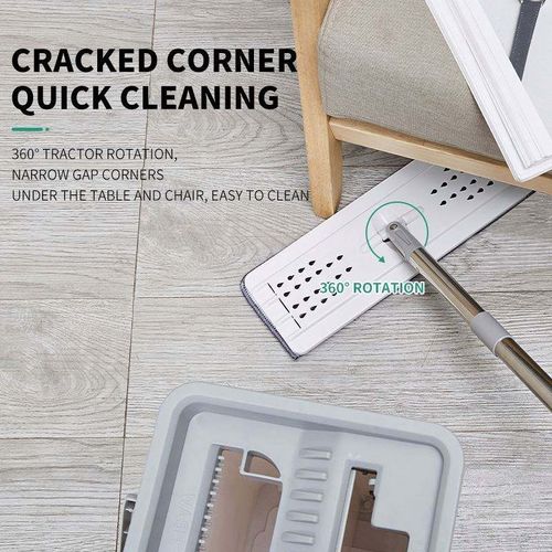 Replacement Vacuum and Robot Aluminum With Telescopic Window Head Microfiber Mops Cleaner Broom Holder Wall Mount Master Mop