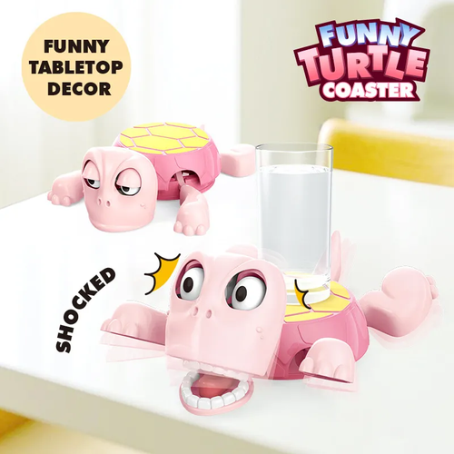 Anti-Slip Cartoon Turtle Coaster Creative Funny Tea Cup Mat with Stretch Legs Heat Insulation
