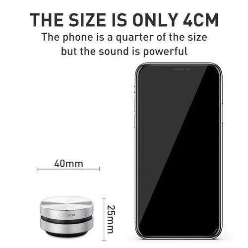 Turns Anything to Speaker Dura MOBI Bone Conduction Speaker Metal Stereo Sound Mini TWS Wireless Speaker