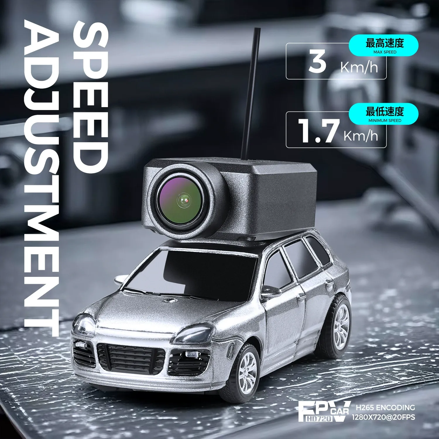 1：64  FPV First Person View Mini RC Car with Camera Racing Toy for Kids