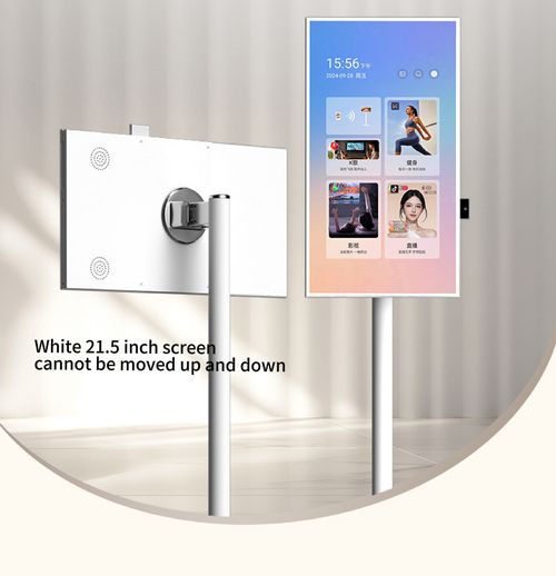 Rechargeable Moveable Android Monitor Built-In 4h Battery Rollable Smart Touch Screen 21.5 Inch and 27 Inch Televisions Tv