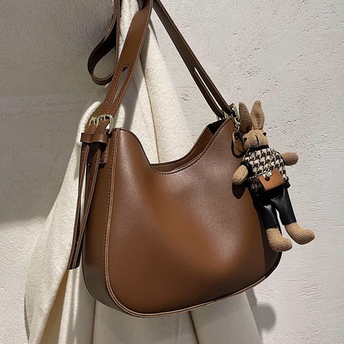 New fashion texture shoulder bag large capacity retro ladies messenger bag