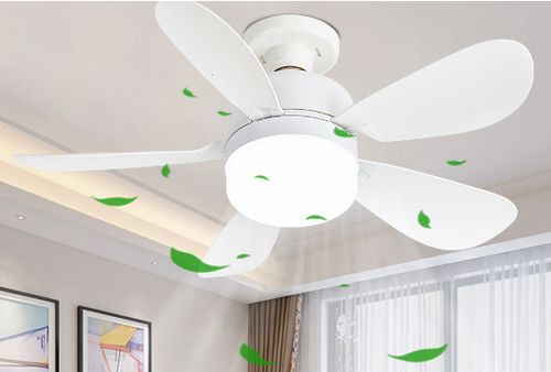 Screw-type lamp holder fan household silent fan chandelier easy to install remote control ceiling fan light electric fan light fan light