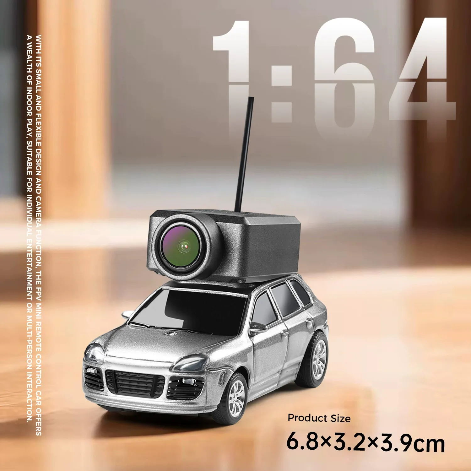 1：64  FPV First Person View Mini RC Car with Camera Racing Toy for Kids