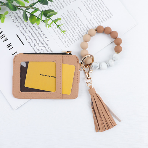 Bestselling ID card holders, card cases, beaded keychains, and leather wallets.