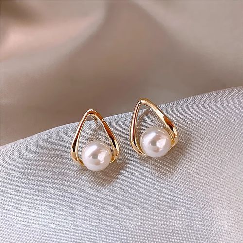 Pearl Earrings Female Silver Needle Niche Design Sense Light Luxury Temperament Advanced