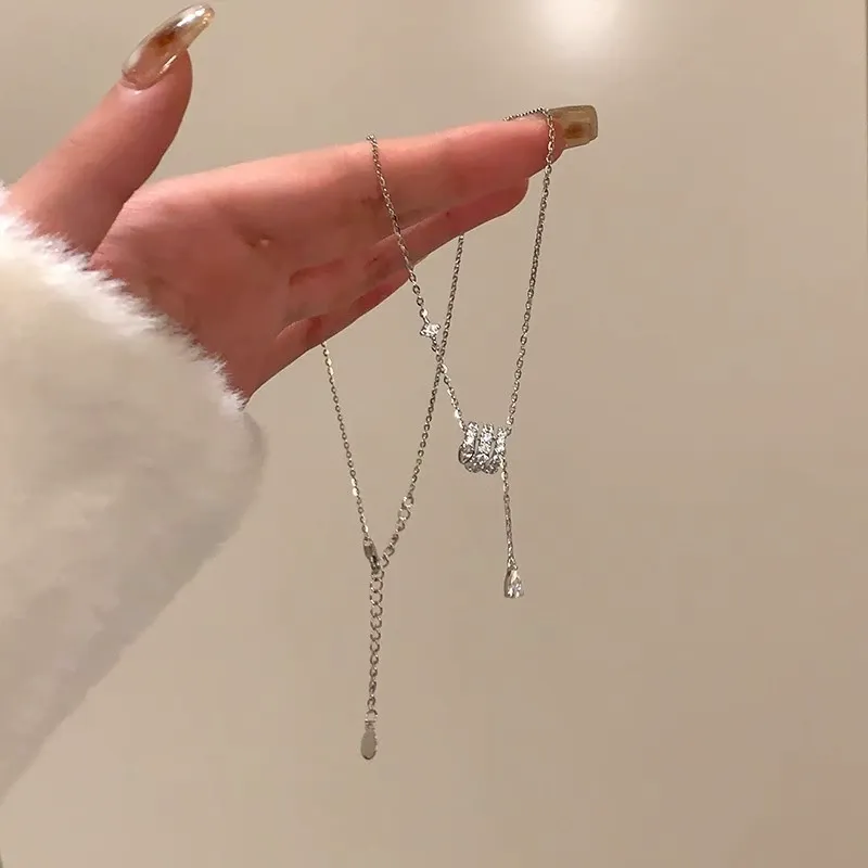 Titanium steel non-fading snake waist necklace