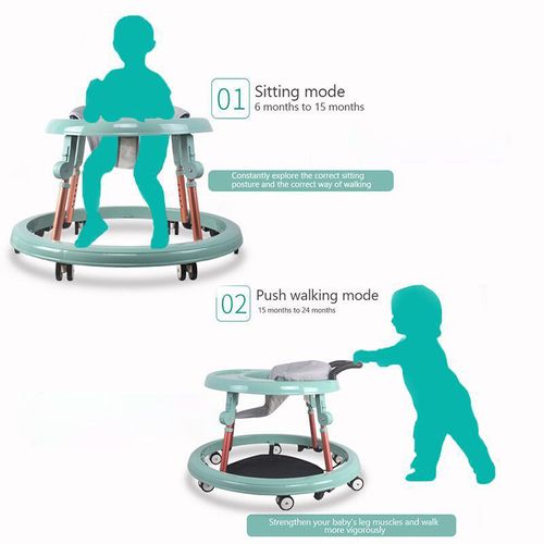 Help your little explorer learn with our Adjustable Baby Walker!
