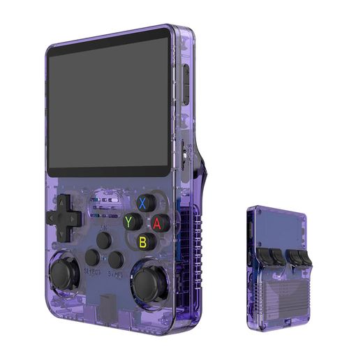 Purple open source game console R36S HD large screen retro nostalgic arcade PSP portable GBA handheld