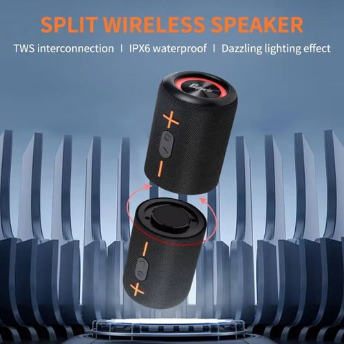 Cyboris S10 Sound Master BoomBox Speaker 2 In1 Tws Mini 20W 3D Surround Rgb Colorful Light Portable Blue Tooth Speakers