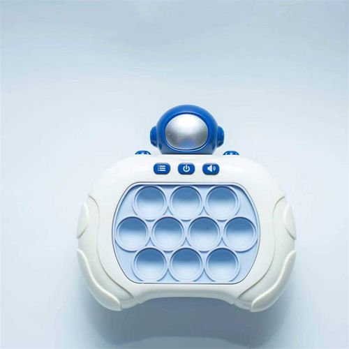Anti Stress Sensory Bubble Pop Fidget Toys 4 Modes Quick Push Puzzle Handheld Flashing Console Toy for Kids and Adults