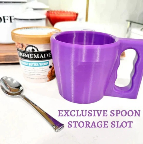 new product Ice cream cup holders Cup holder to prevent freezing of hands and place spoon