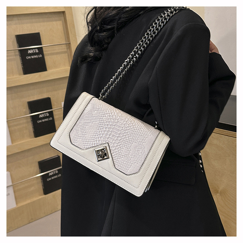 Fashion snakeskin pattern crossbody bag Vintage shoulder bag