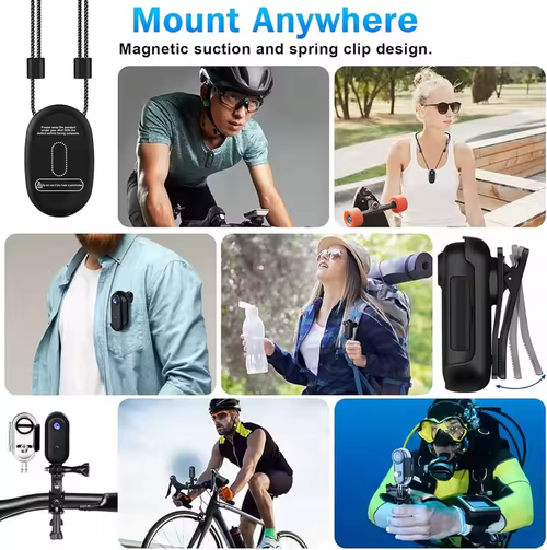 High 4K Waterproof Night Vision Wide Angle Recording CMOS Mini WiFi Camera 1080P Thumb Sports Camera