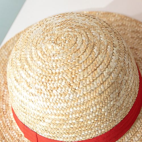 One Piece Luffy straw hat straw hat sun protection hat performance hat COSPALY sea beach shopping hat