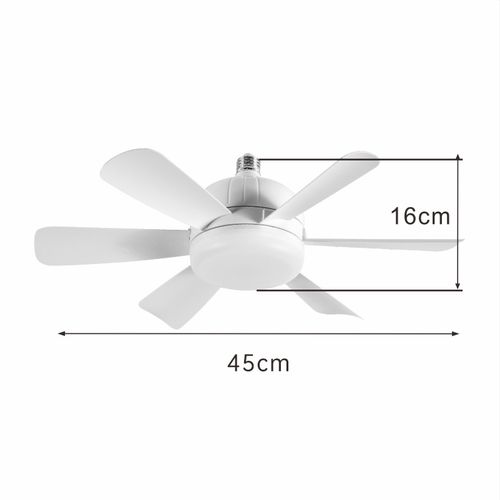 Screw-type lamp holder fan household silent fan chandelier easy to install remote control ceiling fan light electric fan light fan light