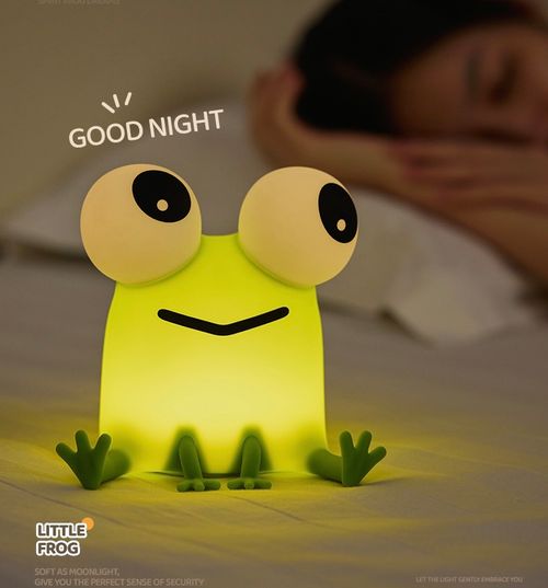 Best Quality Warm White Mini Silicone Animal LED Night Light Touch Control Sleep Gift with USB Power Supply for Baby Room