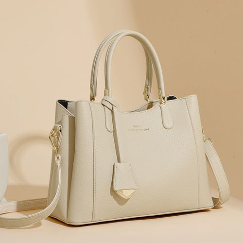Large-capacity shoulder bag, ladies' handbag, middle-aged women's bag, soft leather fashion women's bag