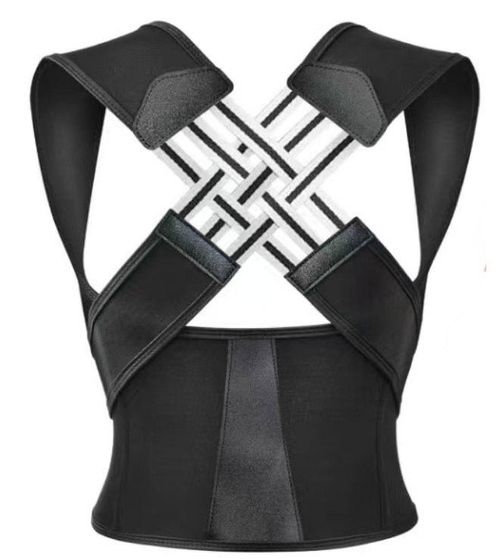 Beautiful Adult Waist Trimmer Hump Back Corrector with Shoulder Opening Posture Correction Belt for Straight Back and Waist