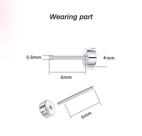 High-end popular style inlaid zircon earrings, the same style for men and women