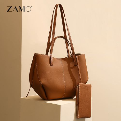 French Style Large Capacity Women's Shoulder Bag PU Leather with  Portable Boat Bag for Commuting Tote Bag
