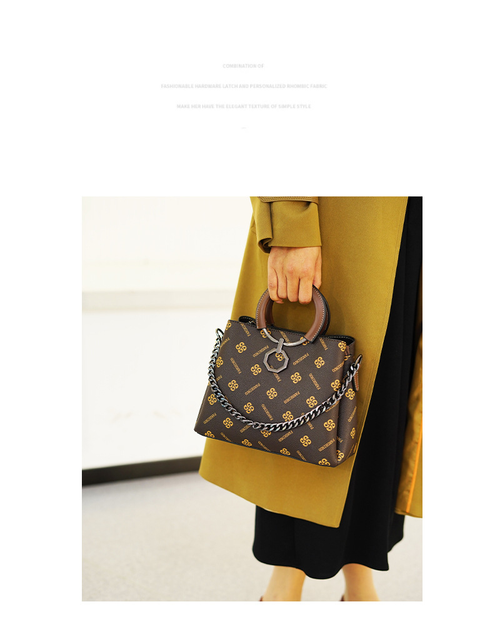 Office Handbags for Women Classic Printing Bucket Bag Women Fashion Lady Shoulder Crossbody Sling Bag