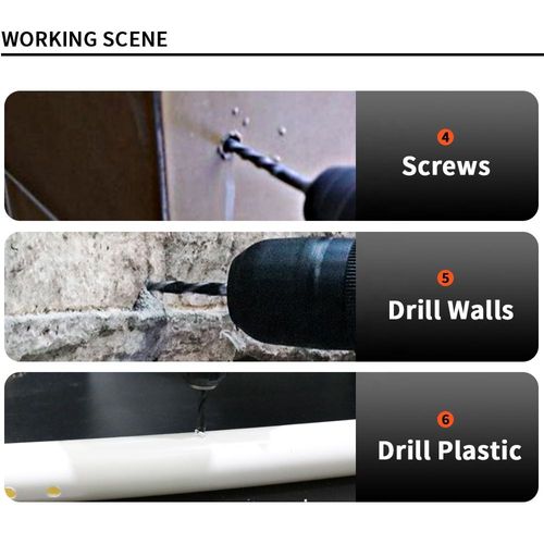 Lithium Battery Tools Powerful High Torque Household Power Drills Cordless Drill