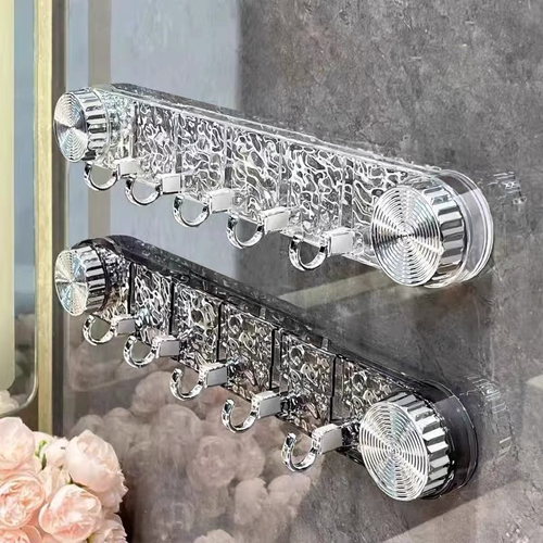 Special hook for tiles Wall Storage Hook Shelf Long Row Five Consecutive Rows Traceless Sticky Hooks