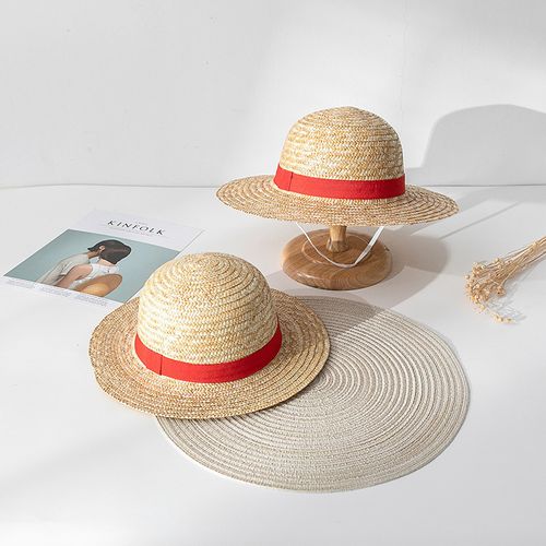 One Piece Luffy straw hat straw hat sun protection hat performance hat COSPALY sea beach shopping hat