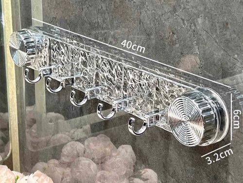 Special hook for tiles Wall Storage Hook Shelf Long Row Five Consecutive Rows Traceless Sticky Hooks