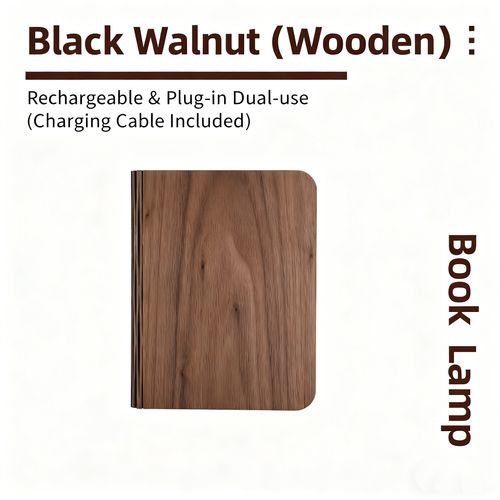 Book Light Novelty Folding Book Lamp 3 Colors Folding Night Light Portable Desk Light