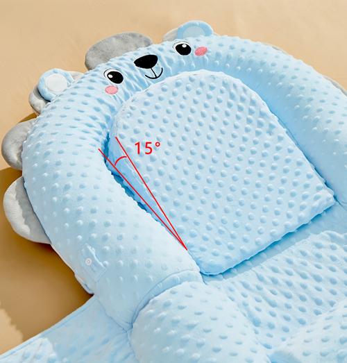 Wholesale Baby Nest With Handles Blankets Swaddle Polyester Lounger Bed for Baby