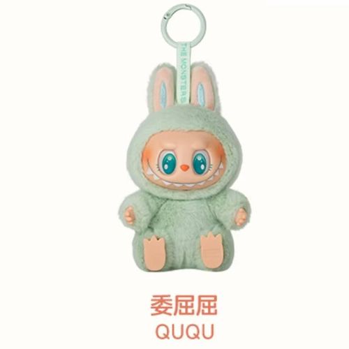 POPMART Original Labubu Monster Macaroon Blind Box 100% Genuine PVC Vinyl Face Series Keychain Bag Pendant Animal Surprise
