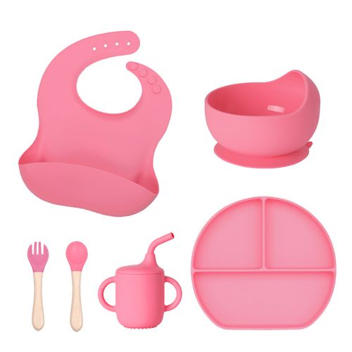 Make feeding easy with our Baby Silicone Tableware Set!