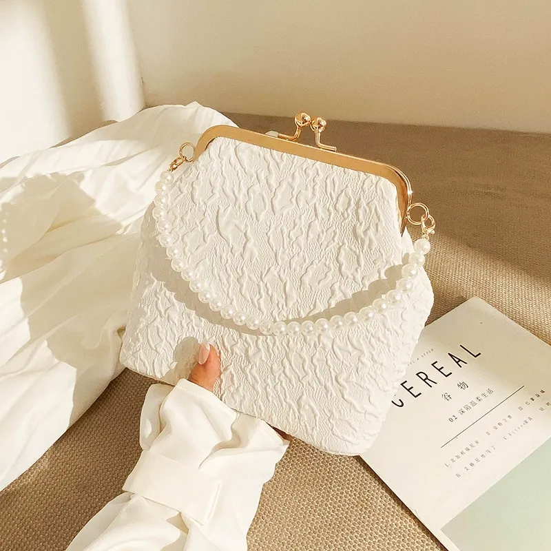 Pearl crossbody bag handbag summer small shoulder bag all-match mobile phone bag